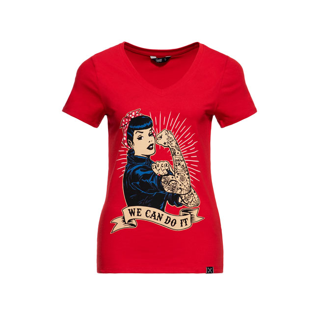 Queen Kerosin We Can Do It t-shirt red