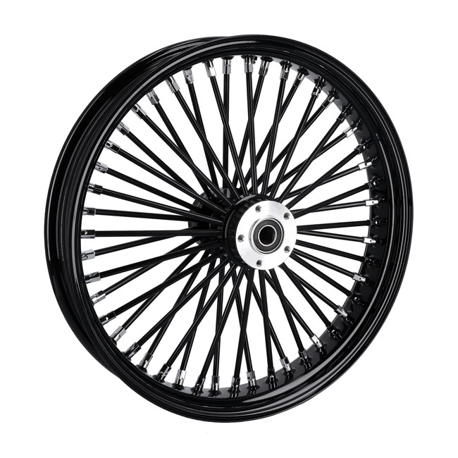 MCS Radial 48 fat spoke front wheel 3.50 x 21 DF black