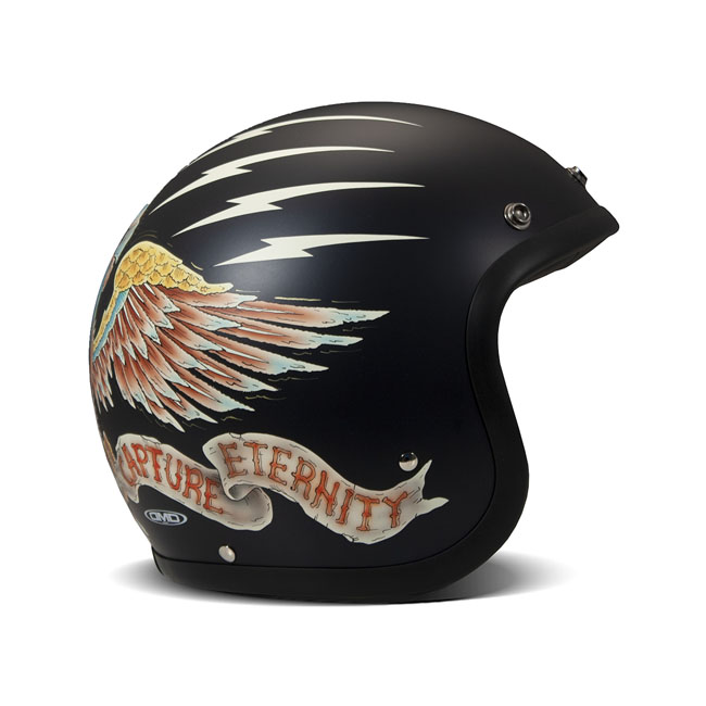 *10 WORKING DAYS EXTRA TRANSIT TIME* DMD Retro helmet Eagle