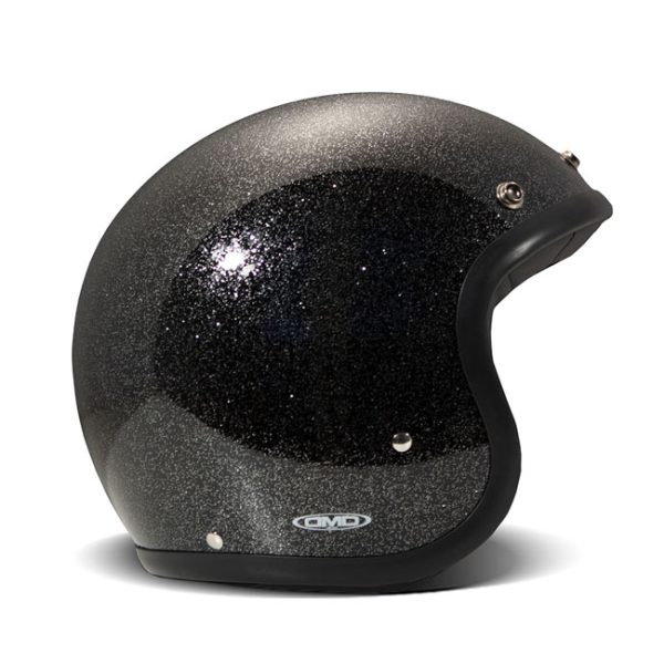 DMD Retro helmet Glitter Black