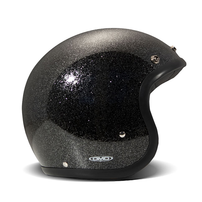 DMD Retro helmet Glitter Black