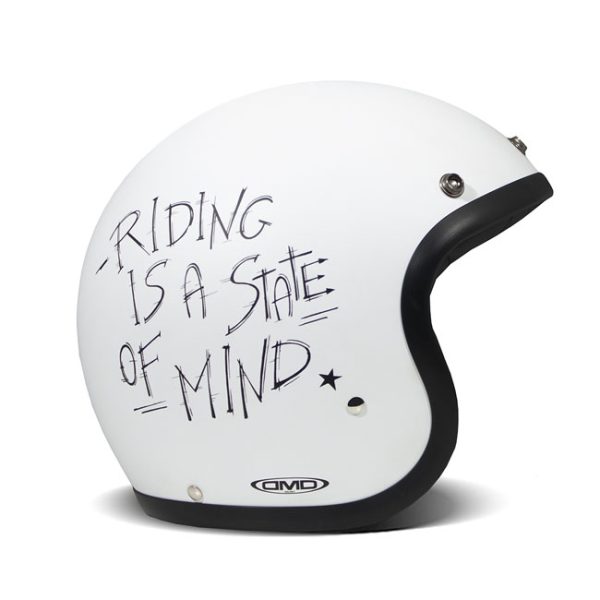 *10 WORKING DAYS EXTRA TRANSIT TIME* DMD Retro helmet Oldie
