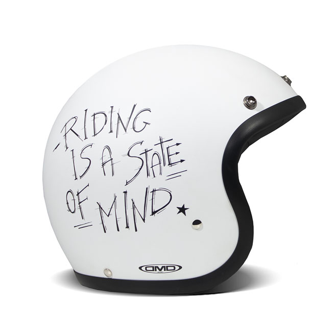 *10 WORKING DAYS EXTRA TRANSIT TIME* DMD Retro helmet Oldie