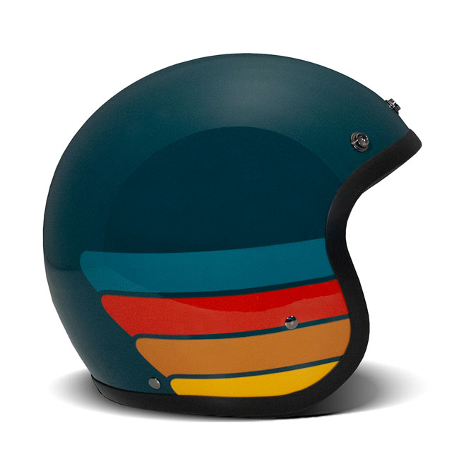 *10 WORKING DAYS EXTRA TRANSIT TIME* DMD Retro helmet Petrolhead