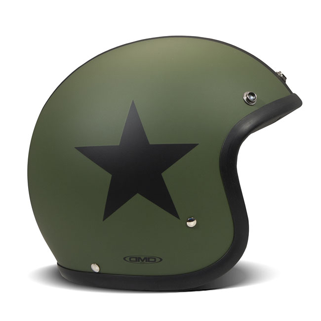 DMD Retro helmet Star Green