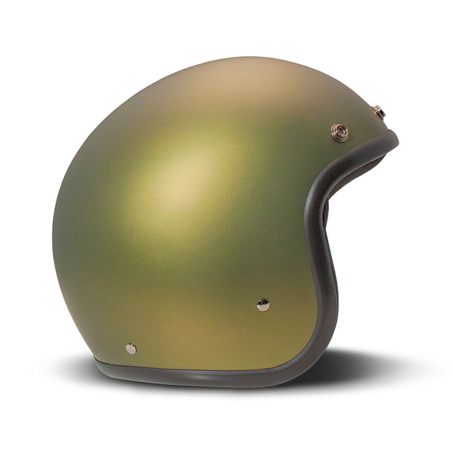 DMD Retro helmet Olive Gold