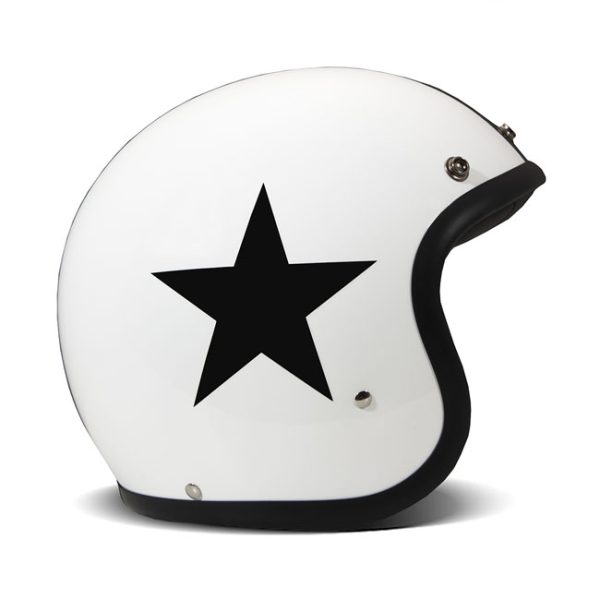 DMD Retro helmet Star White