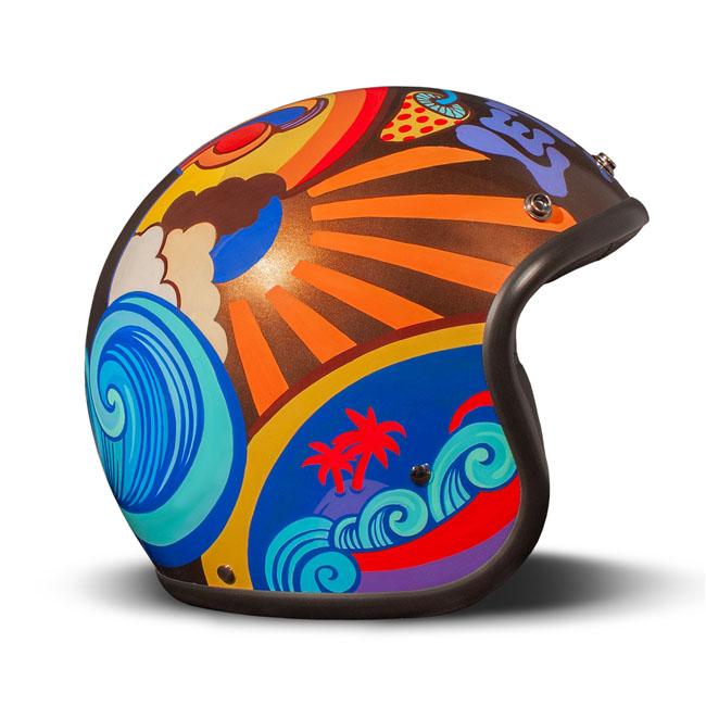 *10 WORKING DAYS EXTRA TRANSIT TIME* DMD Retro helmet Trip