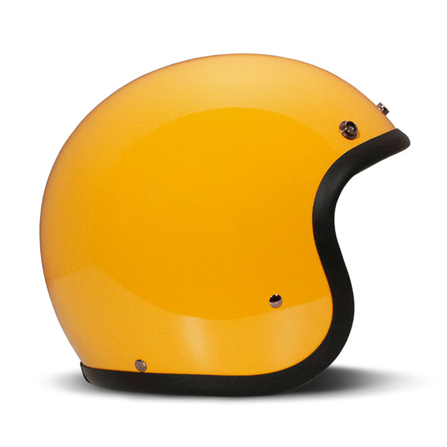 *10 WORKING DAYS EXTRA TRANSIT TIME* DMD Retro helmet Yellow