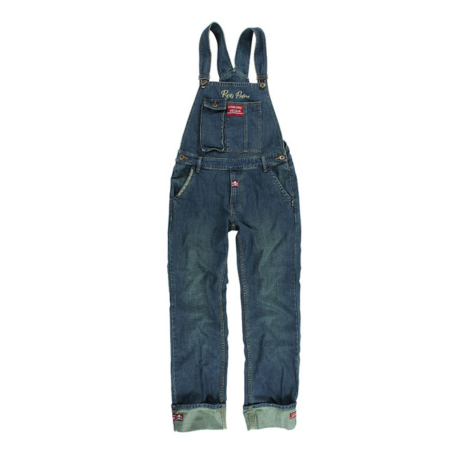 Rusty Pistons Bedford bib overall blue