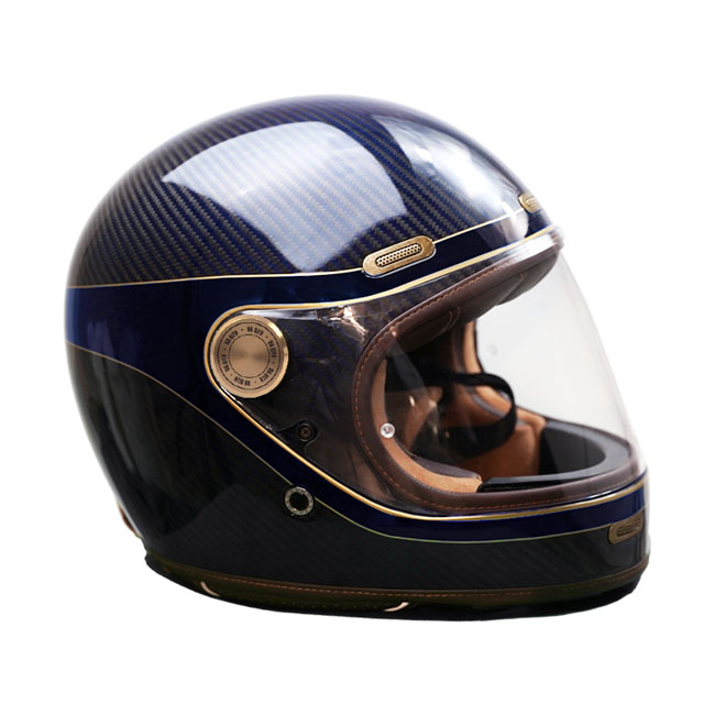By City Roadster III helmet carbon golden blue