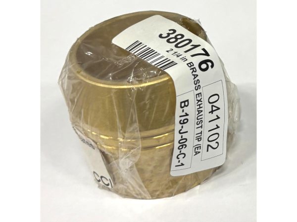 2-1/4 In Brass Exhaust Tip 380176