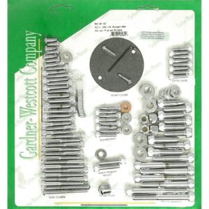 Gardner-Westcott Motor screw set, chrome allen