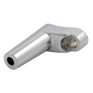 MCS Front turn signal bracket. Chrome