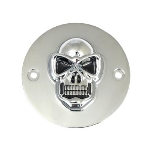 MCS Skull point cover. Chrome