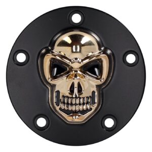 MCS Skull point cover. Black/gold