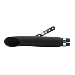 MCS Turn out universal muffler 16" long black