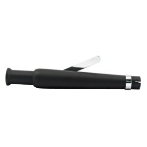 MCS Trumpet universal straight muffler 18-1/2" long black