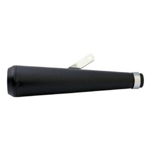 MCS Megaphone universal muffler 16.5" long black with TE tip