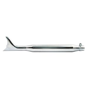 MCS Batwing Fishtail universal muffler 30" long chrome
