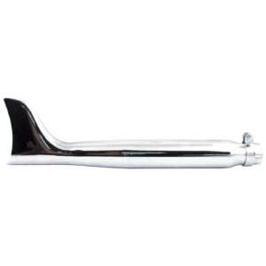 MCS Fishtail universal muffler 22" long chrome