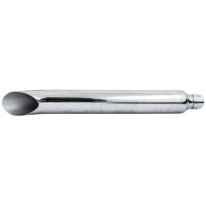 MCS Turn down / turn out universal muffler 27" long chrome