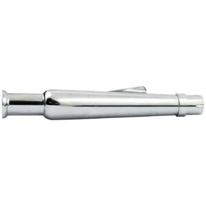 MCS Trumpet universal straight muffler 18-1/2" long chrome