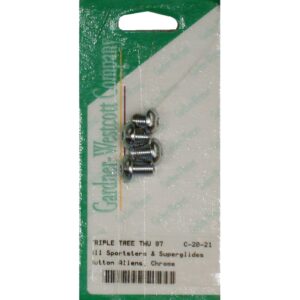 Gardner-Westcott Triple tree side bolt set. Button head