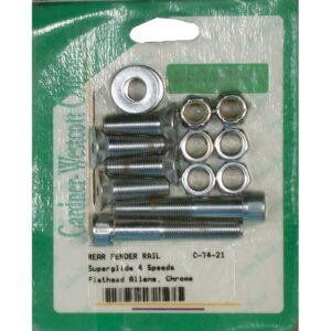 Gardner-Westcott Gardner-Westcott, fender strut mount kit. Chrome Allen head