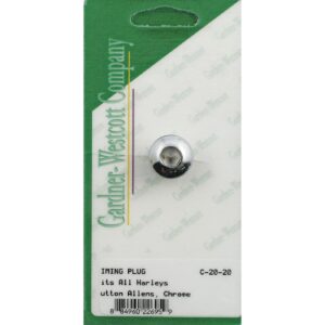 Gardner-Westcott Gardner-Westcott, timing plug. Buttonhead, chrome