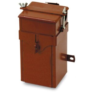 Samwel 6-Volt battery box 45" Flathead