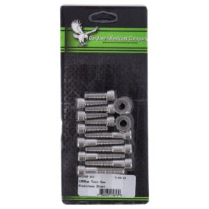Gardner-Westcott GW, rocker box top bolt kit. Allen, stainless