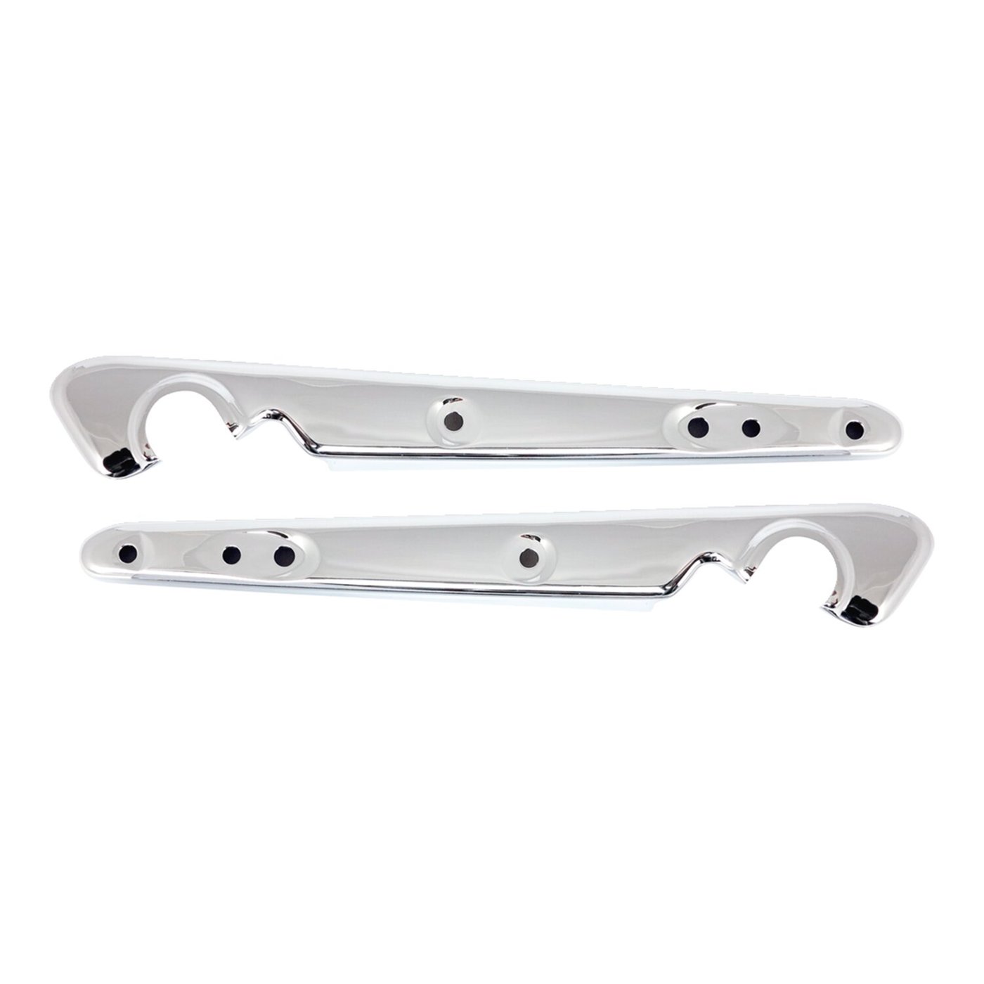 MCS 04-22 XL fender strut covers. Chrome