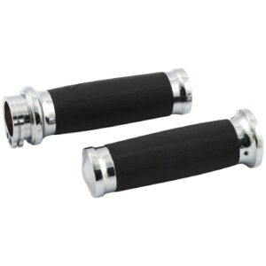 MCS Handlebar grip set, Caliber. Chrome