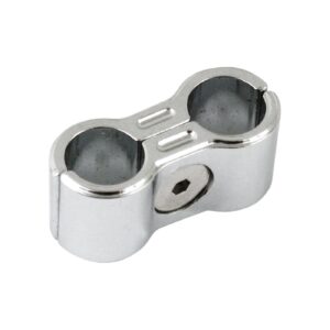 MCS 8mm spark plug wire separator. Grooved, chrome