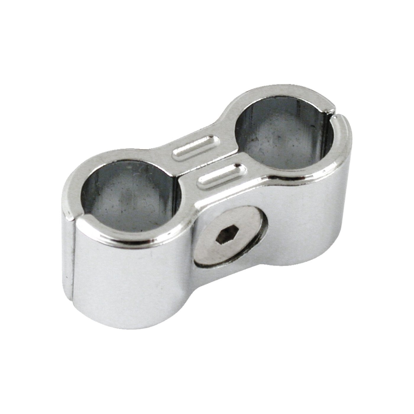 MCS 8mm spark plug wire separator. Grooved, chrome