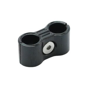 MCS 8mm spark plug wire separator. Grooved, black