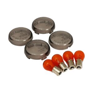 MCS Bullet turn signal lens kit, smoke