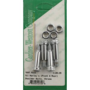 Gardner-Westcott Gardner-Westcott, foot peg mount kit. Chrome