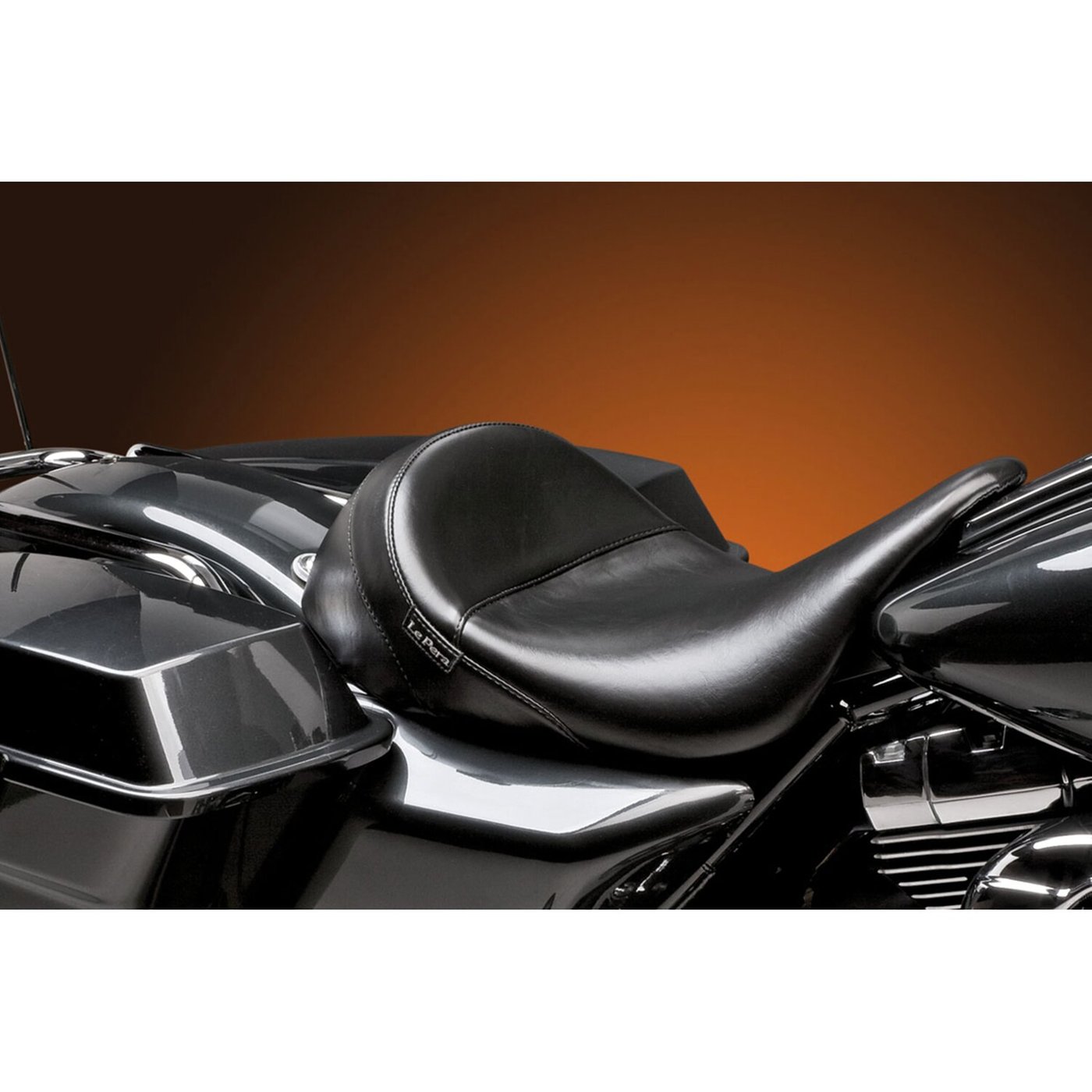 Le Pera LePera, Aviator solo seat. Black, smooth