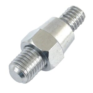 MCS Mirror adapter 10mm, left-hand thread. Chrome