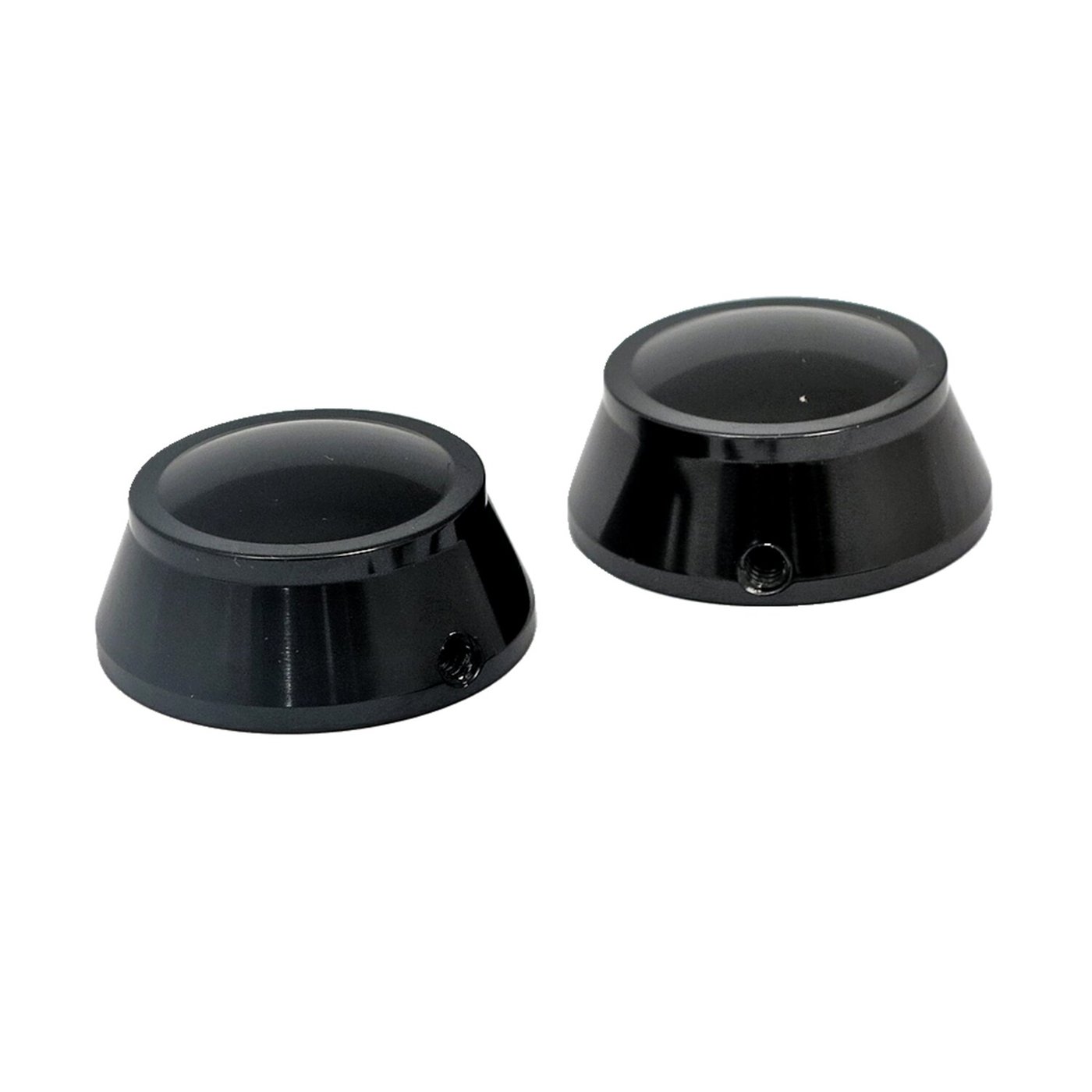 MCS Swingarm pivot bolt cover set. Black