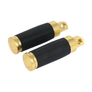 MCS Caliber footpegs, brass