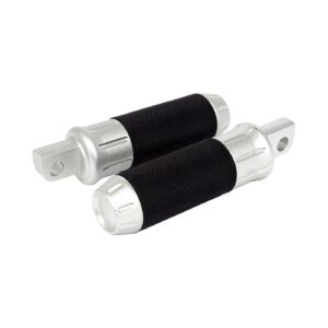 MCS Cobra footpegs. shot peened chrome