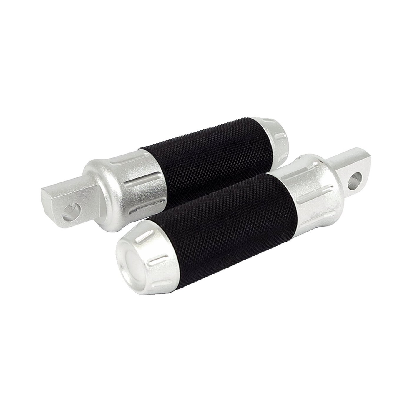 MCS Cobra footpegs. shot peened chrome