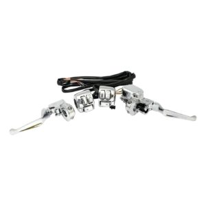 MCS Handlebar control kit chrome 1/2" bore