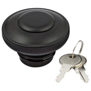 MCS Gas cap vented with lock, black