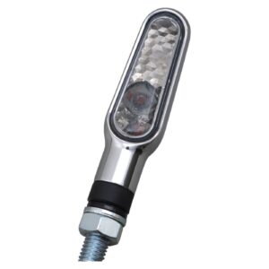 Daytona Daytona,D-Light mini LED turn signal set. Chrome, smoke lens