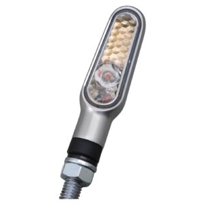 Daytona Daytona,D-Light mini LED turn signal set. Silver, clear lens