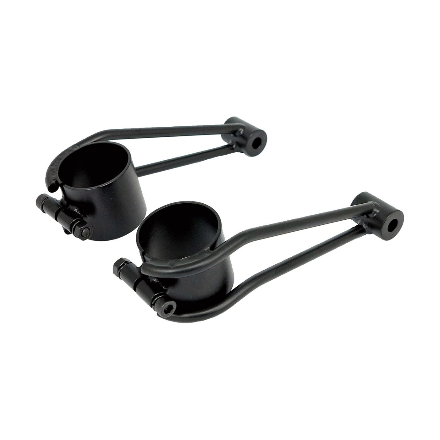 MCS Bracket for 'vintage' headlamp. 39mm fork tubes. Black